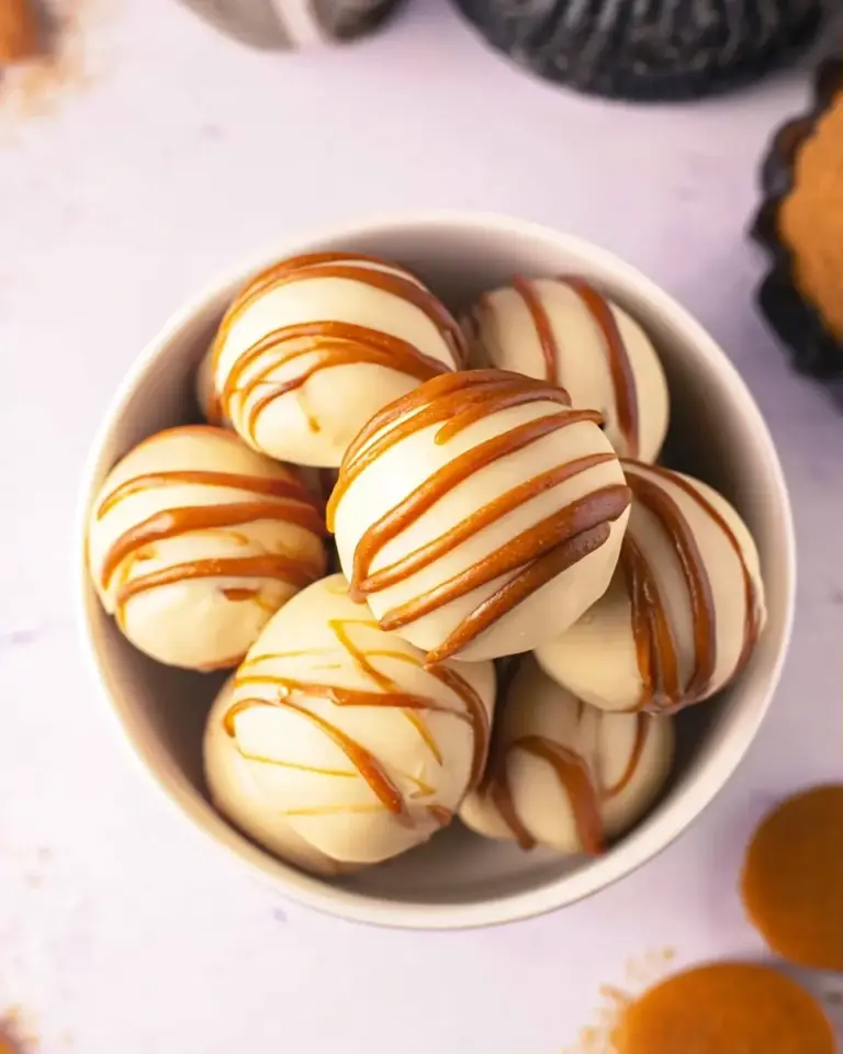 A delicious plate of Biscoff Truffles