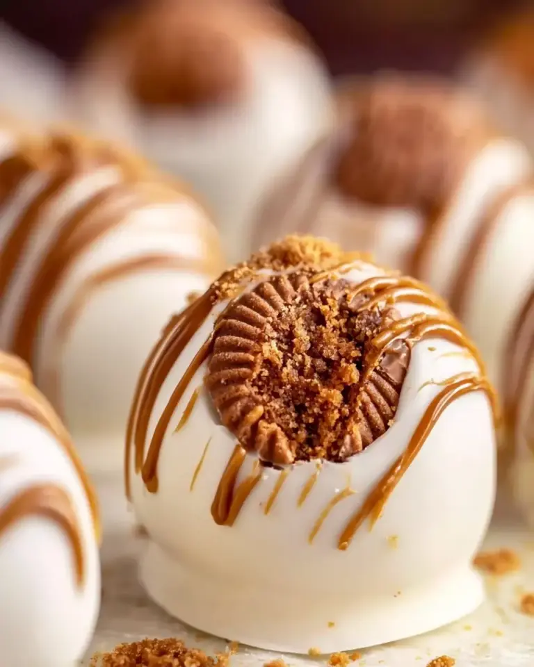 A delicious plate of Biscoff Truffles