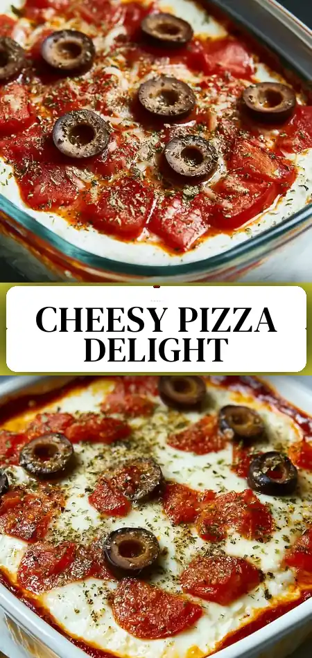 Pinterest pin (Design 3) for Cottage Cheese Pizza Bowl