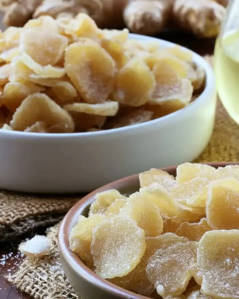 A delicious plate of Candied Ginger