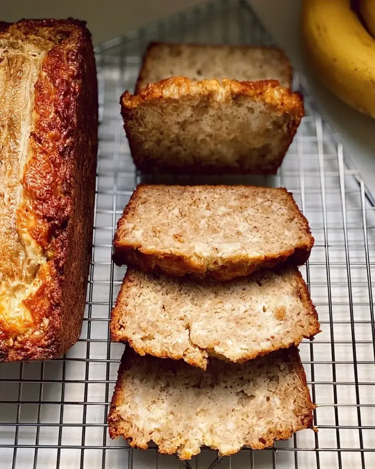 A delicious plate of Cottage Cheese Banana Bread