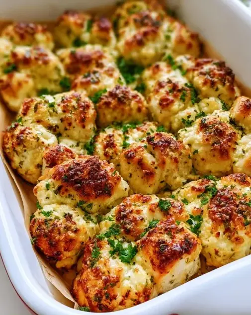 A delicious plate of Cottage Cheese Parmesan Chicken Bites - Protein Powerhouse