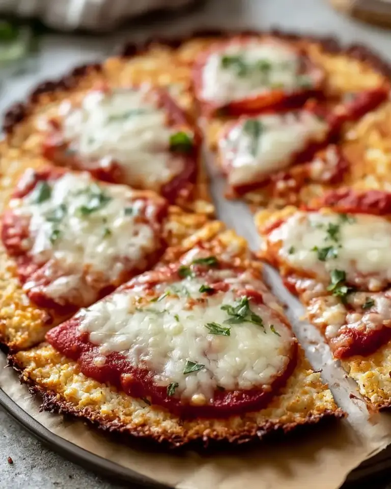 A delicious plate of Cottage Cheese Pizza Crust: The Ultimate High-Protein Recipe