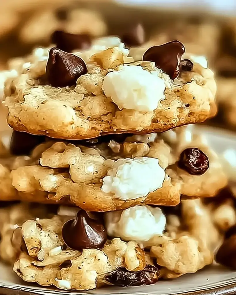A delicious plate of Cottage Cheese Protein Cookies: Soft, Chewy, Guilt-Free Treats