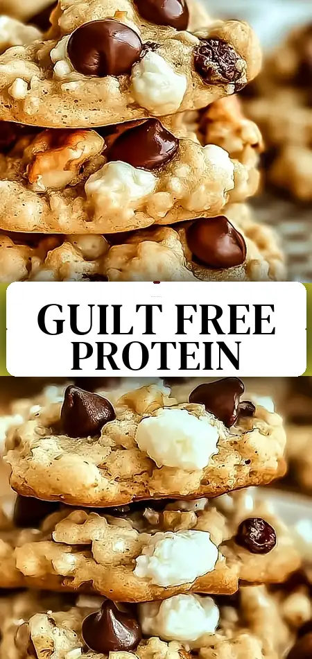 Pinterest pin (Design 3) for Cottage Cheese Protein Cookies: Soft, Chewy, Guilt-Free Treats
