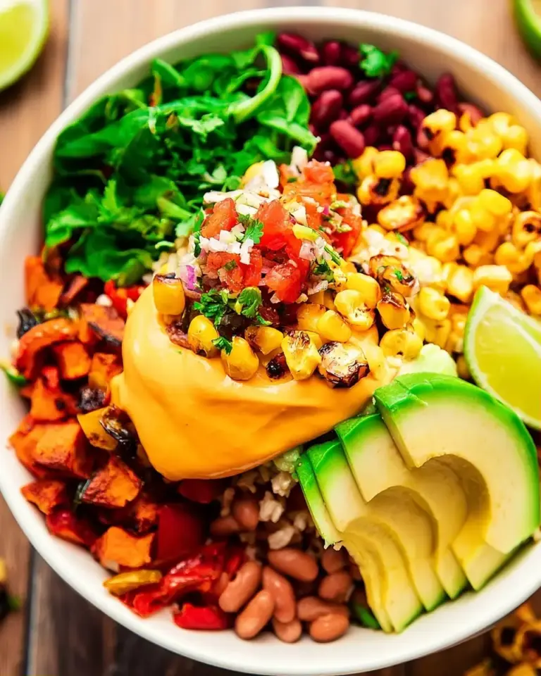 A delicious plate of High-Protein Vegan Fiesta Salad