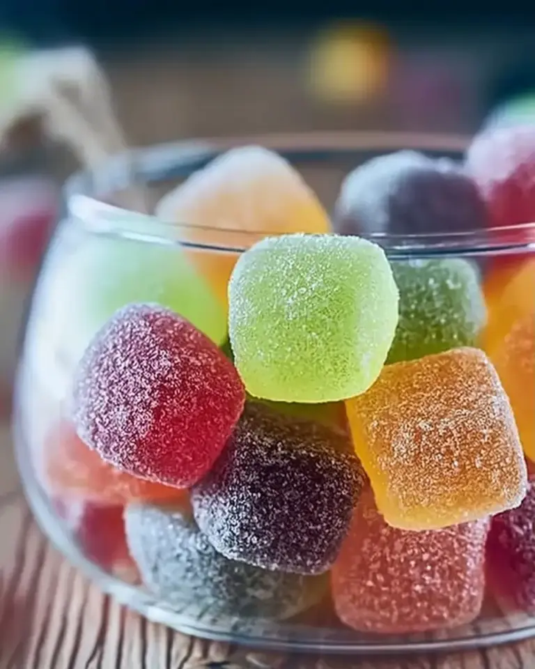 A delicious plate of Homemade Gumdrops