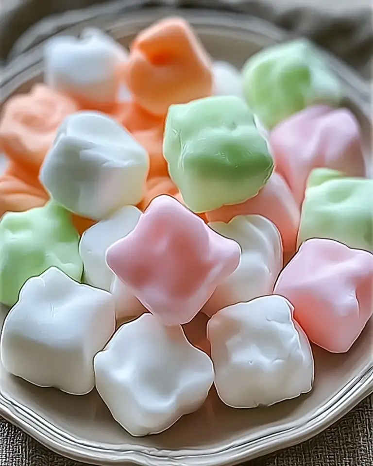 A delicious plate of Homemade Saltwater Taffy Rolls