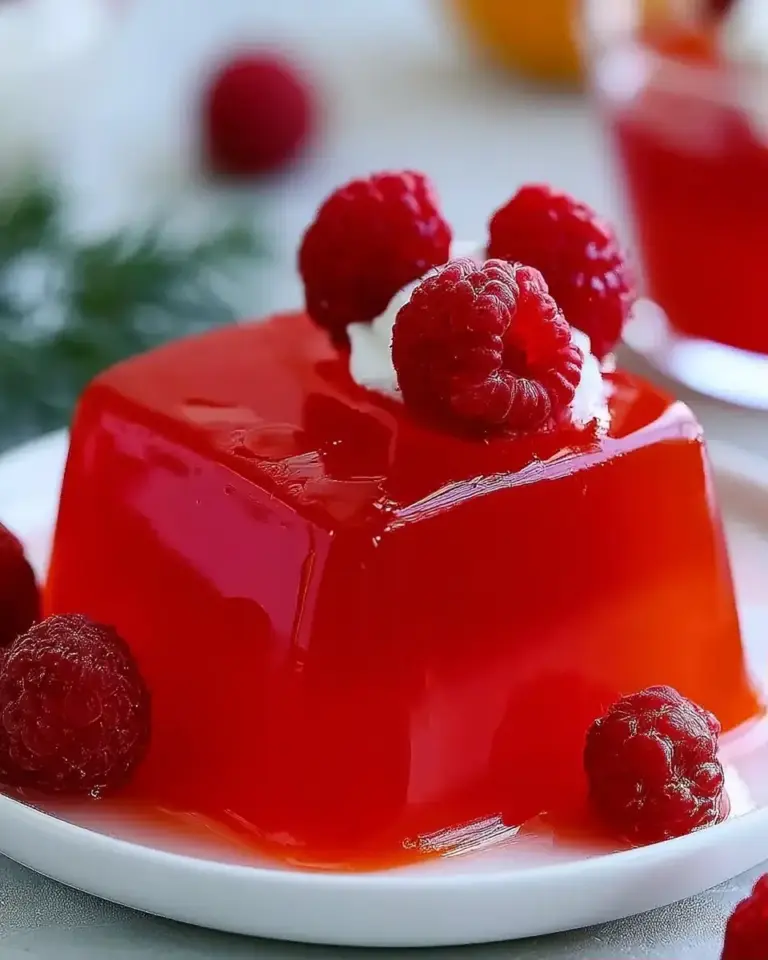 A delicious plate of Protein Jello recipe