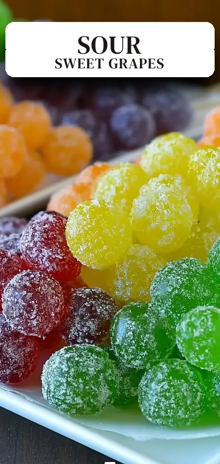 Pinterest pin (Design 2) for Sour Patch Grapes