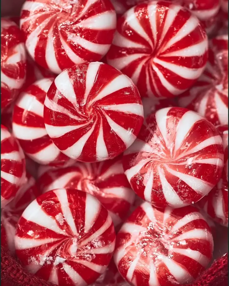 A delicious plate of Soft Christmas Peppermints: Delicious Festive 3-Ingredient.