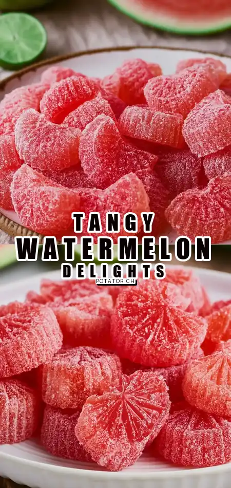 Pinterest pin (Design 1) for Sour Watermelon Treats