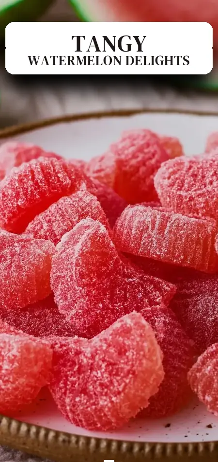 Pinterest pin (Design 2) for Sour Watermelon Treats