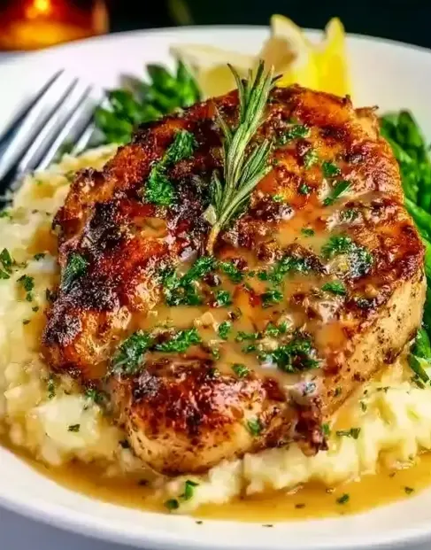 A delicious plate of Festive Copycat: Morton’s Chicken — Christmas Chicken Breast Recipes Idea