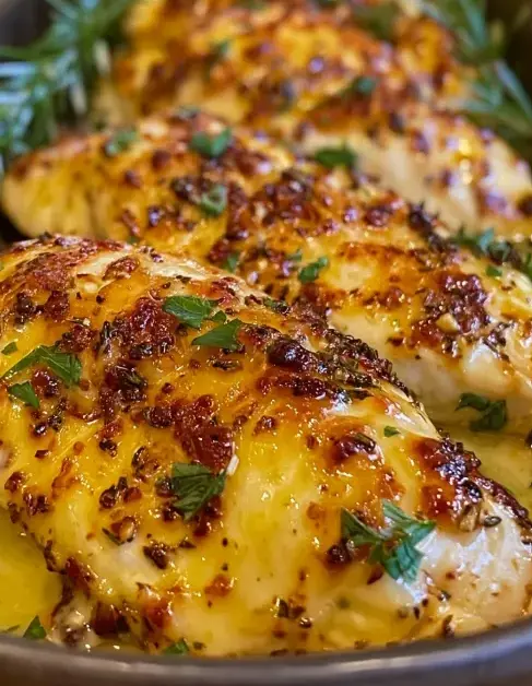 A delicious plate of Melt In Your Mouth Chicken Breast